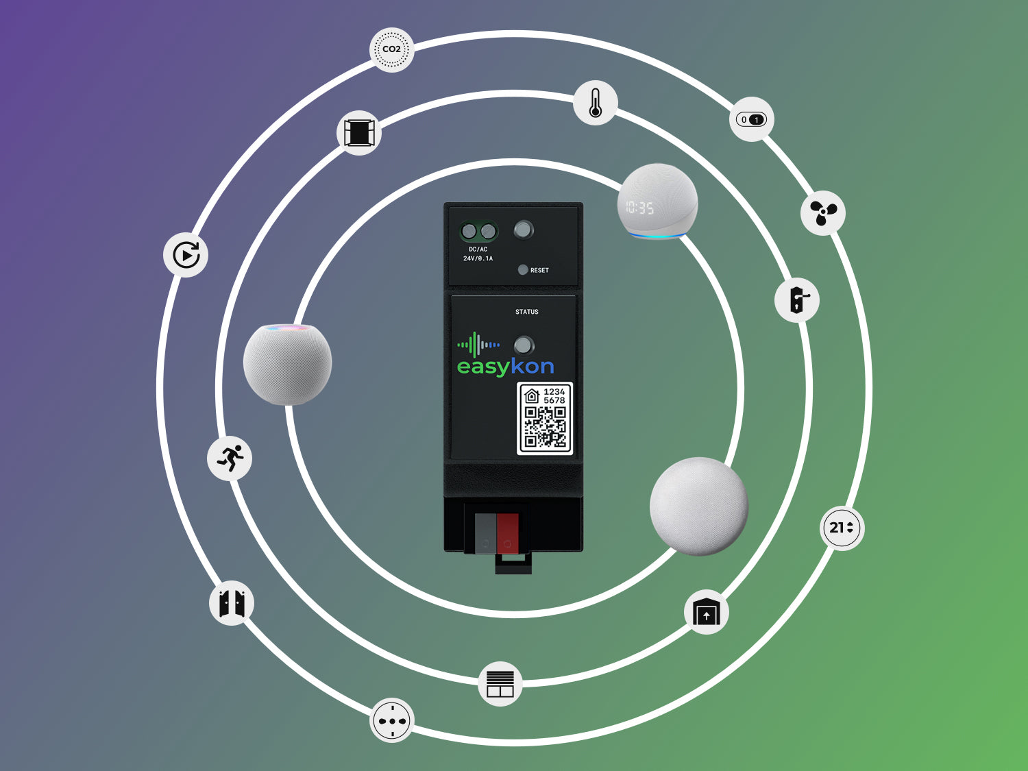 easykon bridge to get voice control for knx home system