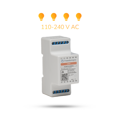 Modulo Smart WiFi per il controllo di 4 luci. Installazione nel quadro elettrico.