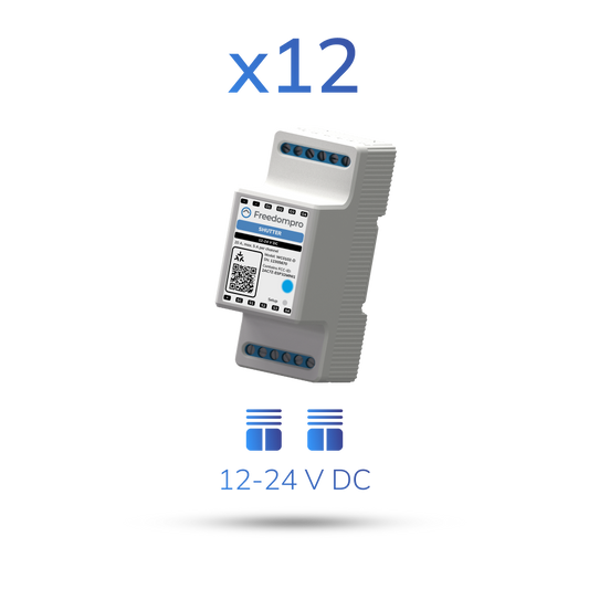 Paket 12x WC0102-D | Modul zur Steuerung von 4 Fensterläden oder Rollläden 12-24 V DC
